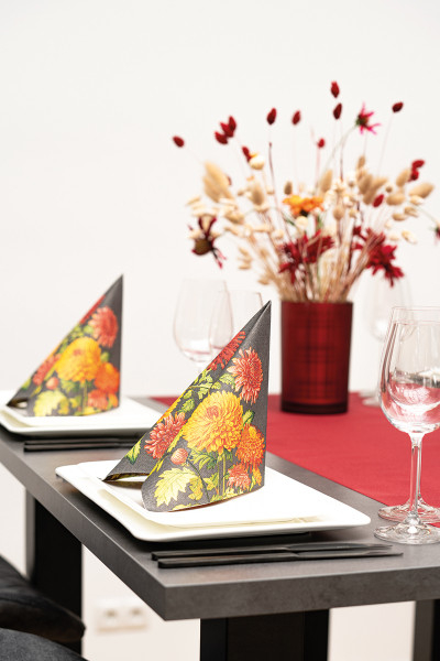 Servetele de masa festive Linclass - Amara (flori de toamna) / 40 x 40 cm / 50 buc [3]