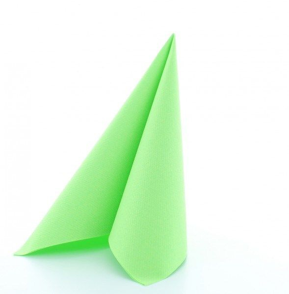 Servetele de masa festive Linclass - Apfelgrun (Culoarea mărului verde)  / 40 x 40 cm / 50 buc [3]