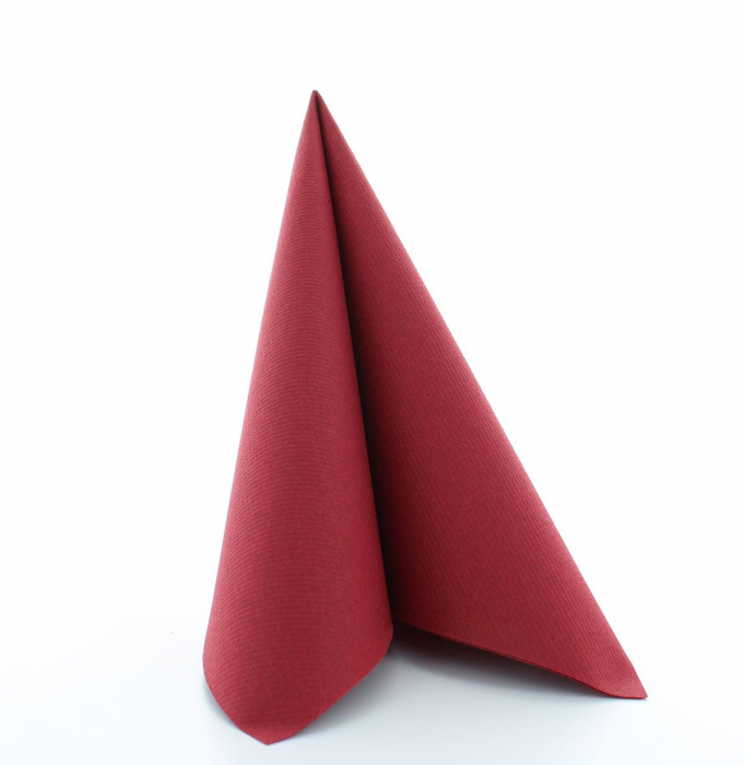 Servetele de masa festive Linclass - Bordeaux (bordo/visiniu) / 40 x 40 cm / 25 buc [1]