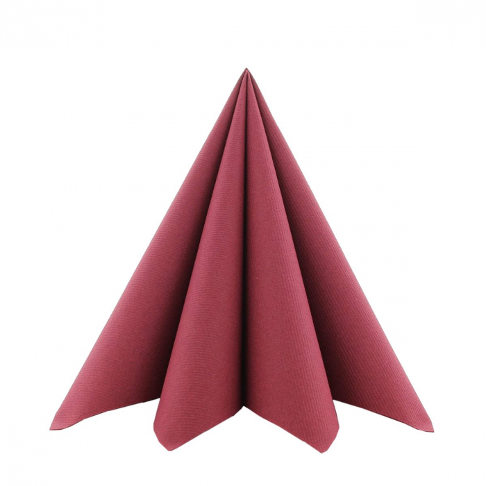 Servetele de masa festive Linclass - Bordeaux (bordo/visiniu) / 40 x 40 cm / 25 buc [5]