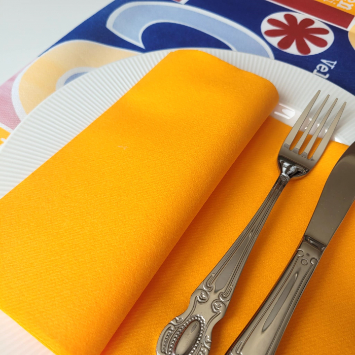 Servetele de masa festive Linclass - Curry (portocaliu) / 40 x 40 cm / 50 buc [3]