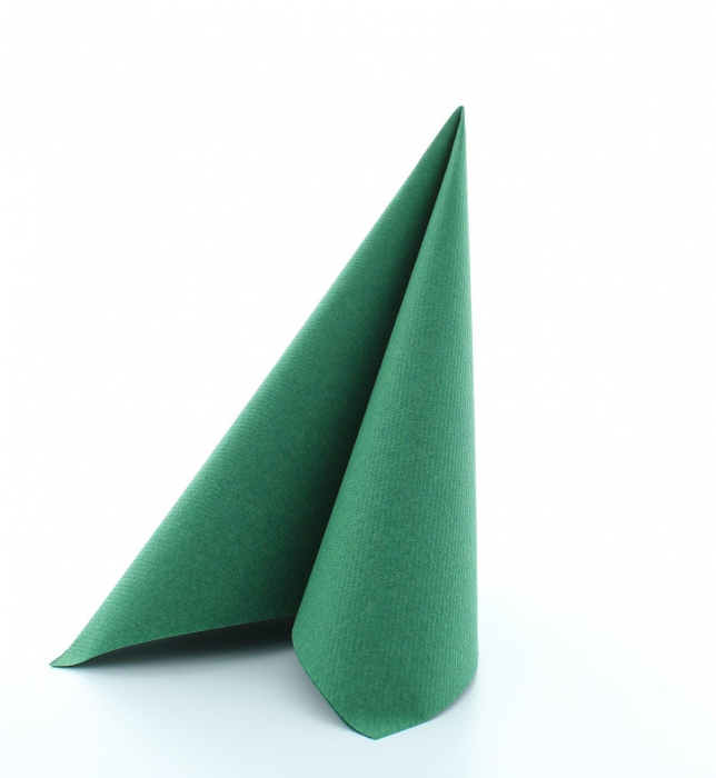 Servetele de masa festive Linclass - Dark green (verde pădure) / 40 x 40 cm / 12 buc [4]