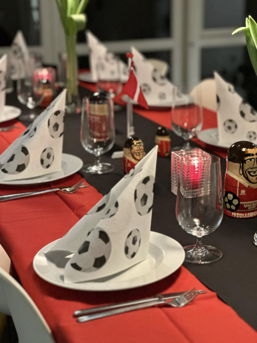 Servetele de masa festive Linclass - Fussball / 40 x 40 cm / 50 buc [1]