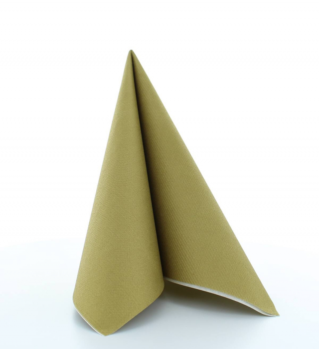 Servetele de masa festive Linclass - Gold (auriu) / 40 x 40 cm / 25 buc [1]