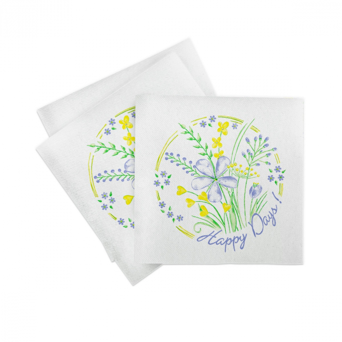 Servetele de masa festive Linclass - Happy Days / 40 x 40 cm / 50 buc [4]