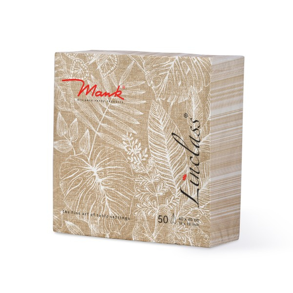 Servetele de masa festive Linclass - Kona (Bej) / 40 x 40 cm / 50 buc [2]