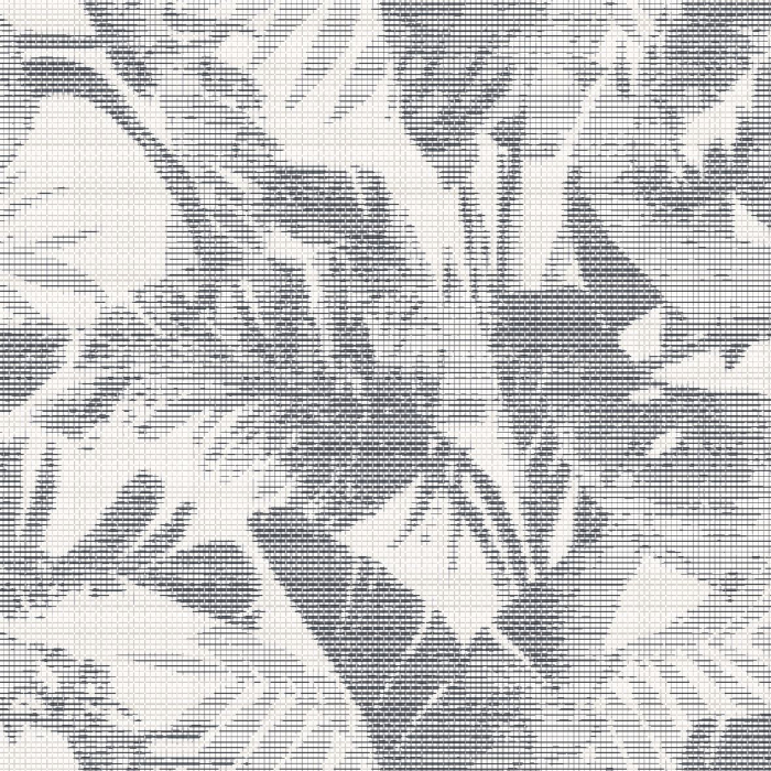 Servetele de masa festive Spanlin - Matis (imprimeu vegetal gri) / 40 x 40 cm / 30 buc [1]