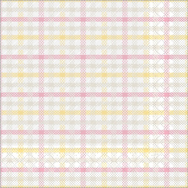 Servetele de masa festive Tissue Deluxe - Emil (carouri) / 40 x 40 cm / 50 buc [1]