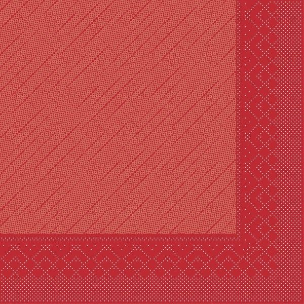 Servetele de masa festive Tissue Deluxe - Red (rosii) / 40x40 cm / 50 buc [5]