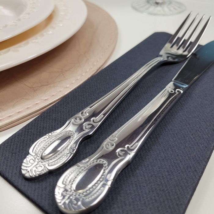 Servetele Linclass ultra calitative, negre, 40x40 cm, pliate 1/8, 50 buc [3]