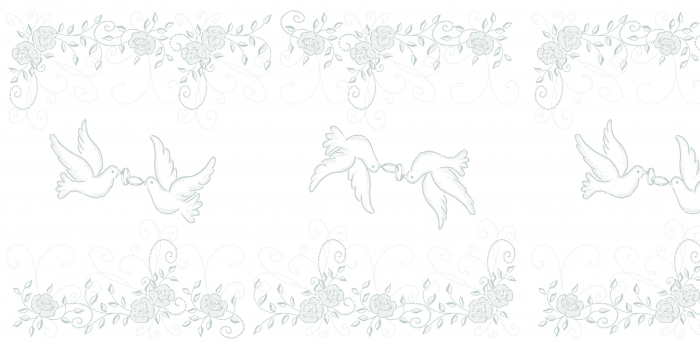 Traversa masa Linclass Wedding - Nunta (gri-argintiu) / 40 cm x 24 m / 1 rolă [3]