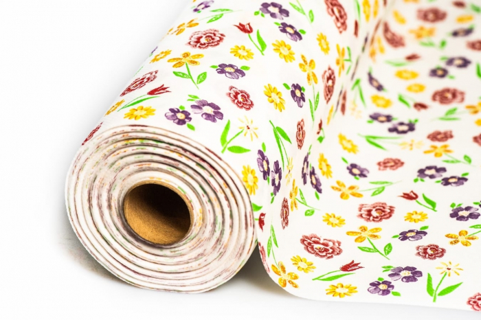 Traversa masa - Linclass Klara (flori) / 40x120 cm / Rola 20 bucati [5]