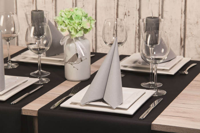 Traversa masa - Linclass Black (Negru) / 40 cm x 24 m / 1 buc [3]