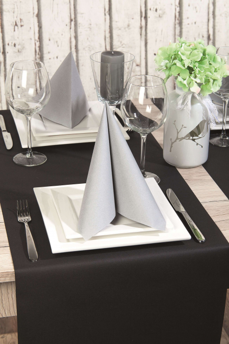 Traversa masa - Linclass Black (Negru) / 40 cm x 24 m / 1 buc [4]