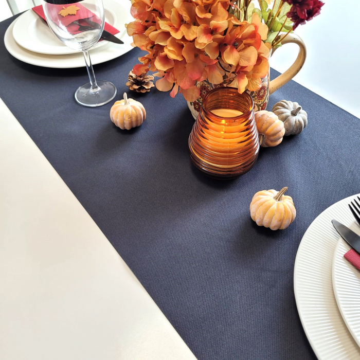 Traversa masa - Linclass Black (Negru) / 40 cm x 24 m / 1 buc [2]