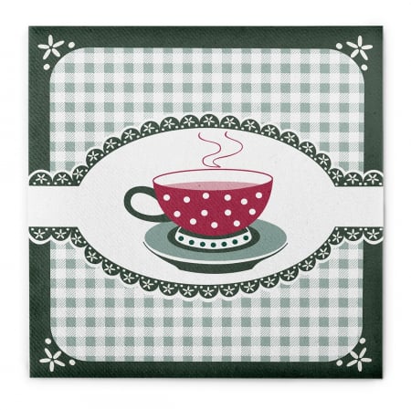 Servetele festive - 1 & 8 MARTIE - Servetele de masa festive Linclass - Kathrin (verde padure) / 40 x 40 cm / 50 buc