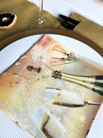 Servetele de masa festive Softpoint - Cheers / 40 x 40 cm / 20 buc [1]