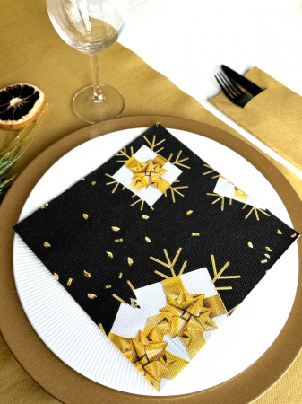 Servetele de masa festive Softpoint - Gifts / 40 x 40 cm / 20 buc [4]