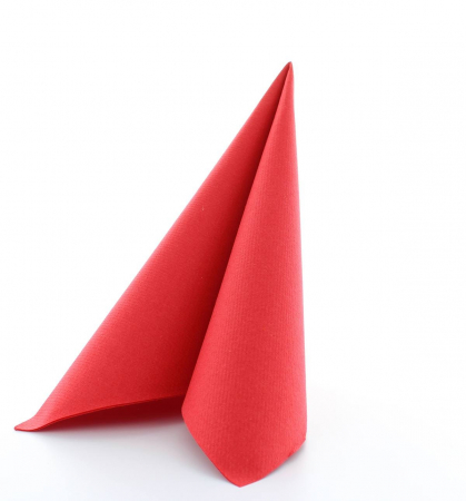 Servetele de masa festive Linclass - Red (rosii) / 40 x 40 cm / 25 buc [3]