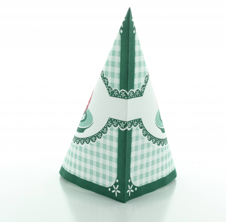 Servetele de masa festive Linclass - Kathrin (verde padure) / 40 x 40 cm / 50 buc [6]