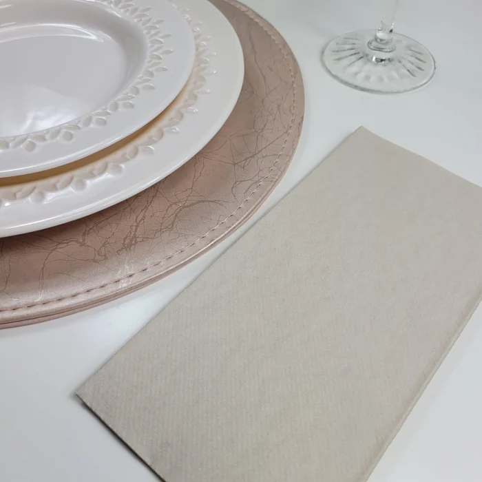 BAX Servetele Linclass ultra calitative, pebble stone (bej pal), 40x40 cm, pliate 1/8, 864 buc [3]