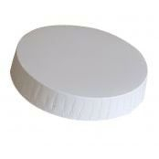 Capace pentru pahare, din carton mat / albe / 72 mm / 200 buc [2]