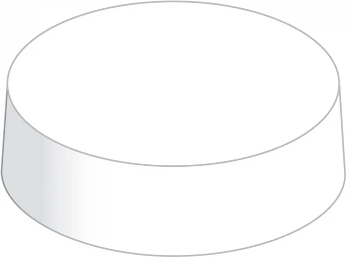 Capace pentru pahare, din carton mat / albe / 80 mm / 200 buc [2]