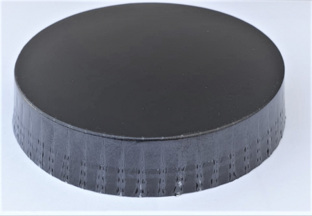 Capace pentru pahare, din carton mat / negre / 72 mm / 200 buc [2]