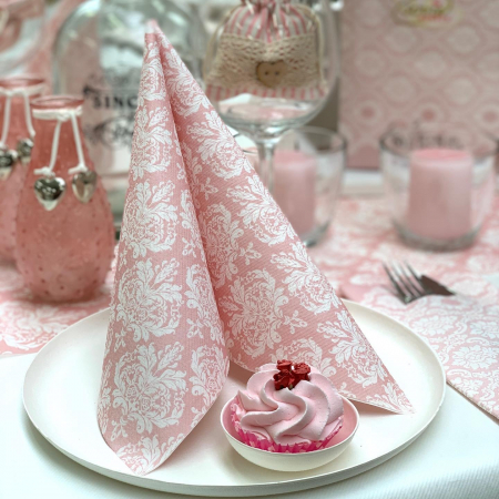 aranjament masa festiva roz [3]