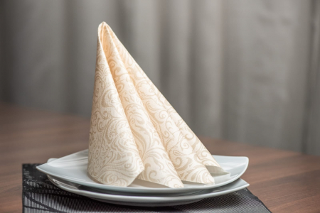 Servetele de masa festive Linclass - Lias (crem-bej) / 40 x 40 cm / 50 buc [1]