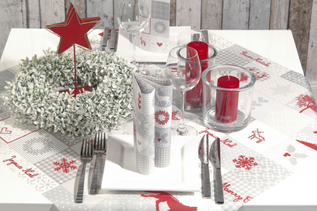 Servetele de masa FESTIVE - decor masa Craciun