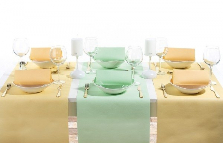 Servetele de masa festive Linclass - Sahara (crem galbui) / 40 x 40 cm / 50 buc [1]