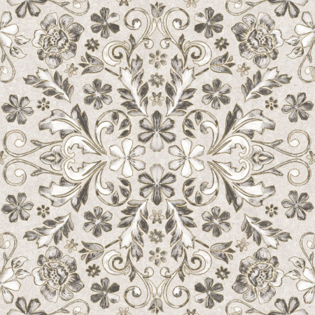 Fata de masa - Linclass Georg (Flori gri) / 80 x 80 cm / 1 buc [1]