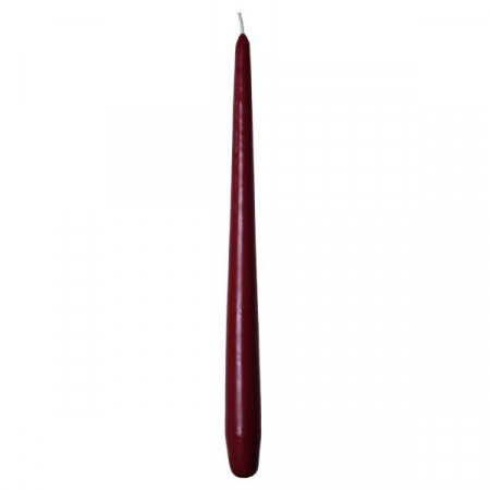 Lumanare sfesnic conica, bordo, Ø 2,2 cm x inaltime 28 cm, durata de ardere 10 ore [2]