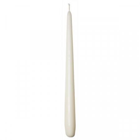 LUMANARI - Lumanare sfesnic conica, culoarea untului, Ø 2,2 cm x inaltime 28 cm, durata de ardere 10 ore