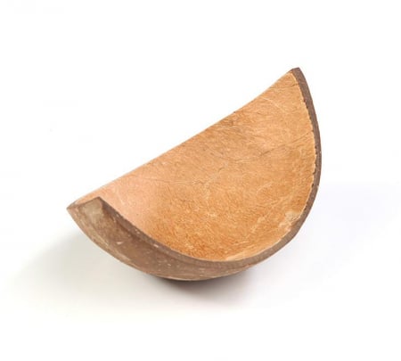 VESELA PREMIUM UNICA FOLOSINTA - Barcute biodegradabile, din coaja de nuca de cocos, aprox. 100 x 65 x h15/50 mm, 10 buc