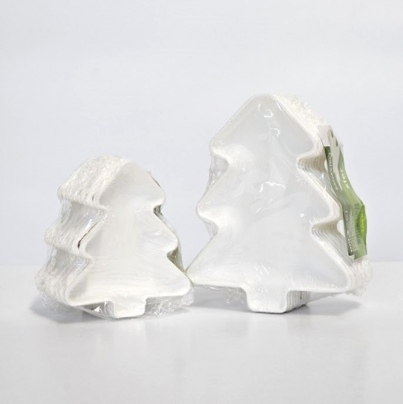 Mini-farfurii in forma de braduti, biodegradabile, din pulpa de trestie de zahar, 140 x 115 x h15 mm, 20 buc [4]