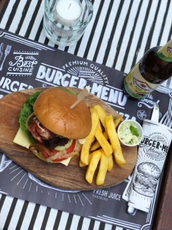 naproane din hartie imprimeu burger [2]