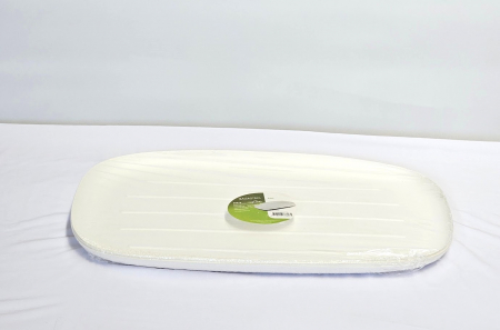 Platouri catering biodegradabile din pulpa de trestie de zahar, 550 x 360 x h25 mm, 5 buc [2]