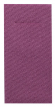 Servetele cu BUZUNAR pentru tacamuri - Linclass Amethyst (Mov inchis) / 40 x 40 cm / 75 buc [1]