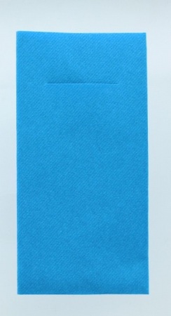 Servetele cu BUZUNAR pentru tacamuri - Linclass Aquablau (albastru intens) / 40 x 40 cm / 75 buc [1]