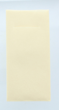 Servetele cu BUZUNAR pentru tacamuri - Linclass Light - Creme (Crem) / 40 x 40 cm / 75 buc [1]