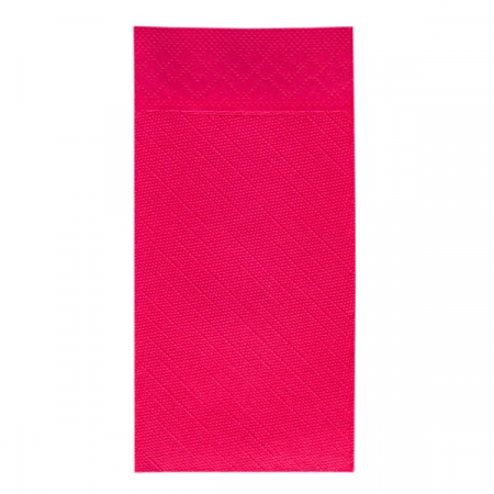 Servetele cu BUZUNAR pentru tacamuri - Tissue Deluxe (Rosii) / 40 x 40 cm / 75 buc [7]