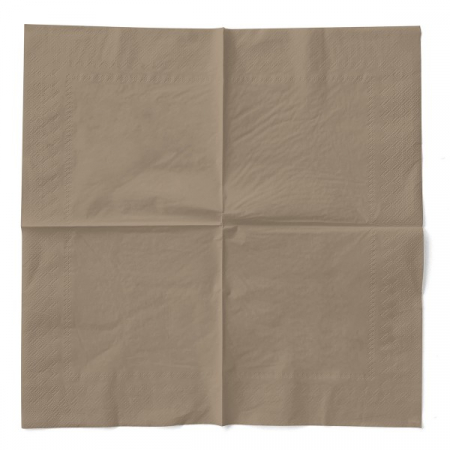 Servetele de masa 3 straturi Tissue - Beige grey (Grej), 33 x 33 cm, 100 buc [2]