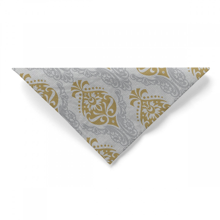 Servetele de masa 3 straturi, Tissue - Doris (imprimeu auriu-argintiu) / 40 x 40 cm / 100 buc [3]
