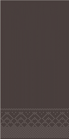 Servetele de masa, 3 straturi, UNI - Servetele de masa 3 straturi Tissue - Maro, 40 x 40 cm, pliate 1/8, 100 buc