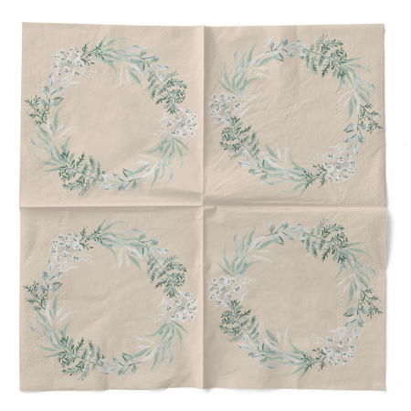 Servetele de masa 3 straturi Tissue Reciclat - Alea, 33 x 33 cm, 100 buc [2]