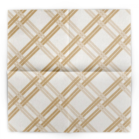 Servetele de masa festive Linclass - Fabio (Bej) / 40 x 40 cm / 50 buc [3]