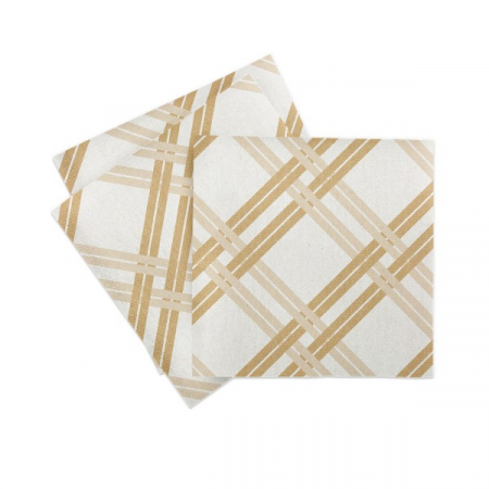 Servetele de masa festive Linclass - Fabio (Bej) / 40 x 40 cm / 50 buc [4]