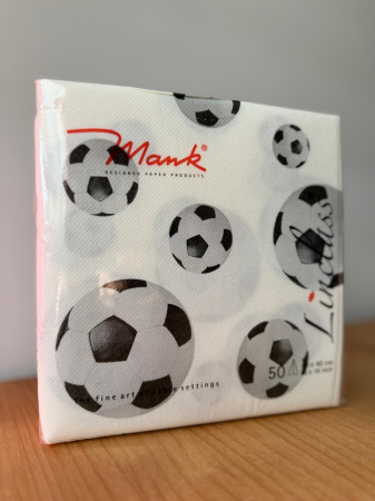 Servetele de masa festive Linclass - Fussball / 40 x 40 cm / 50 buc [1]